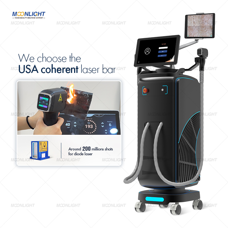 Soprano Ice Platinum-Eliminarea părului cu laser condus de AI pentru tonuri universale ale pielii